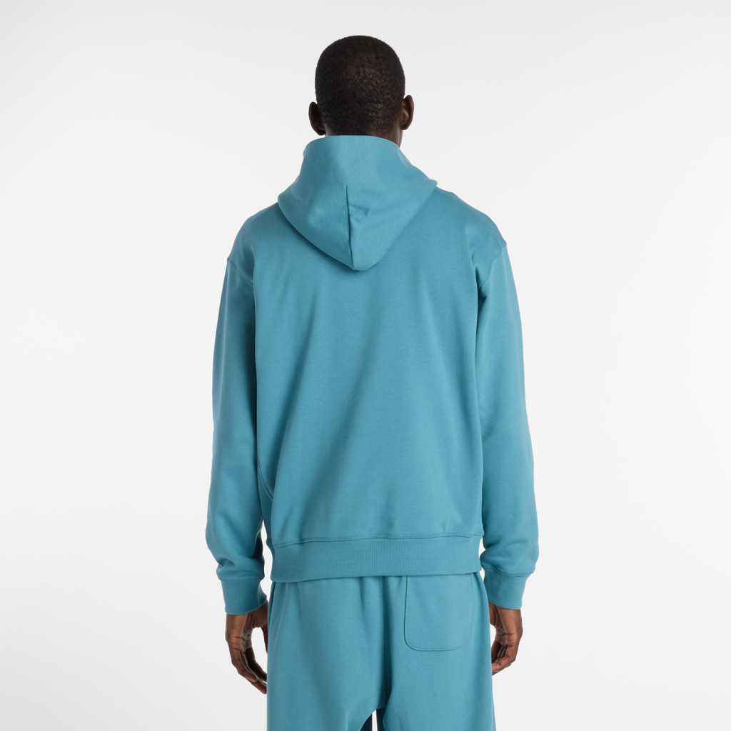 New Balance NB Athletics French Terry Hoodie in BLAU