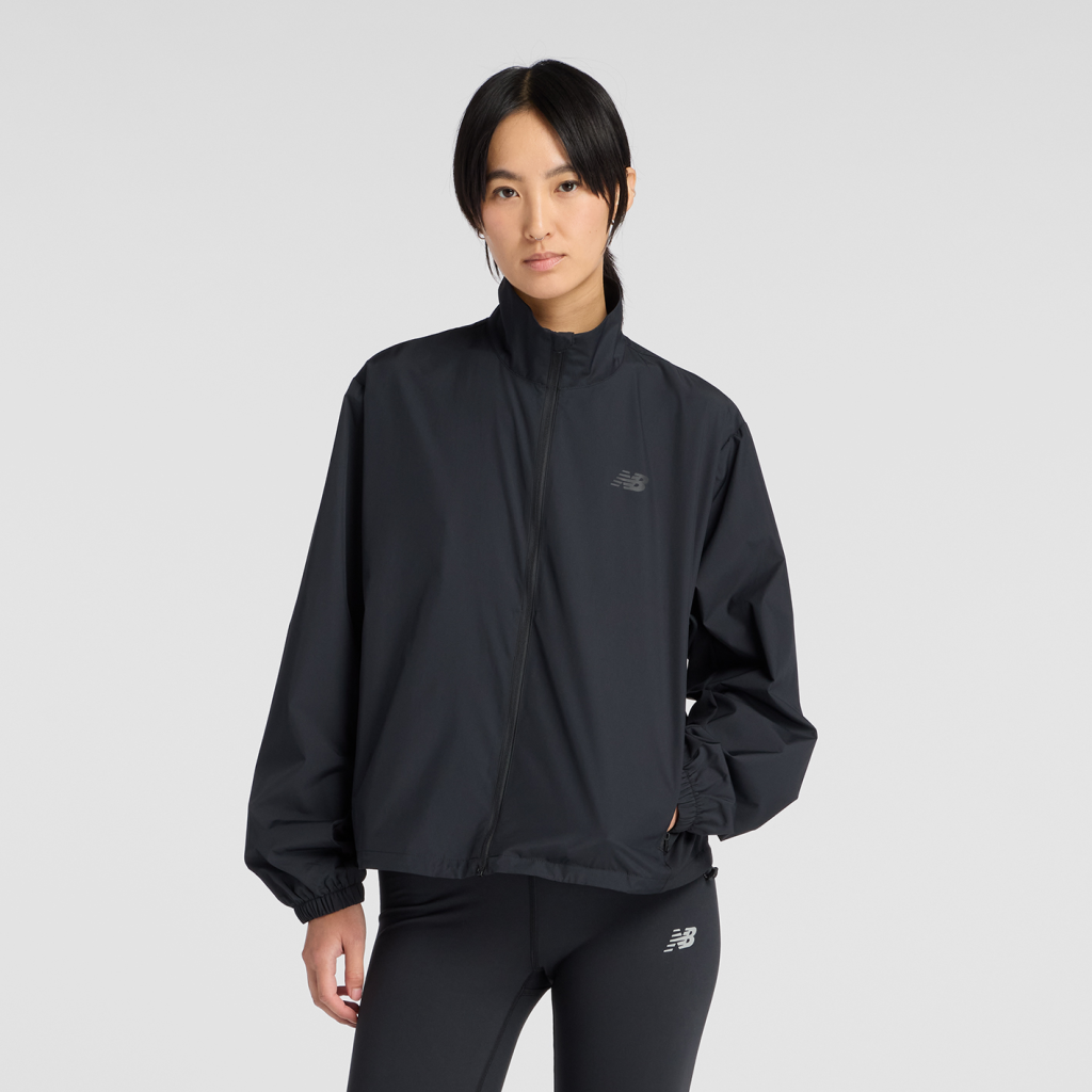 New Balance W Fast Days Jacket in SCHWARZ