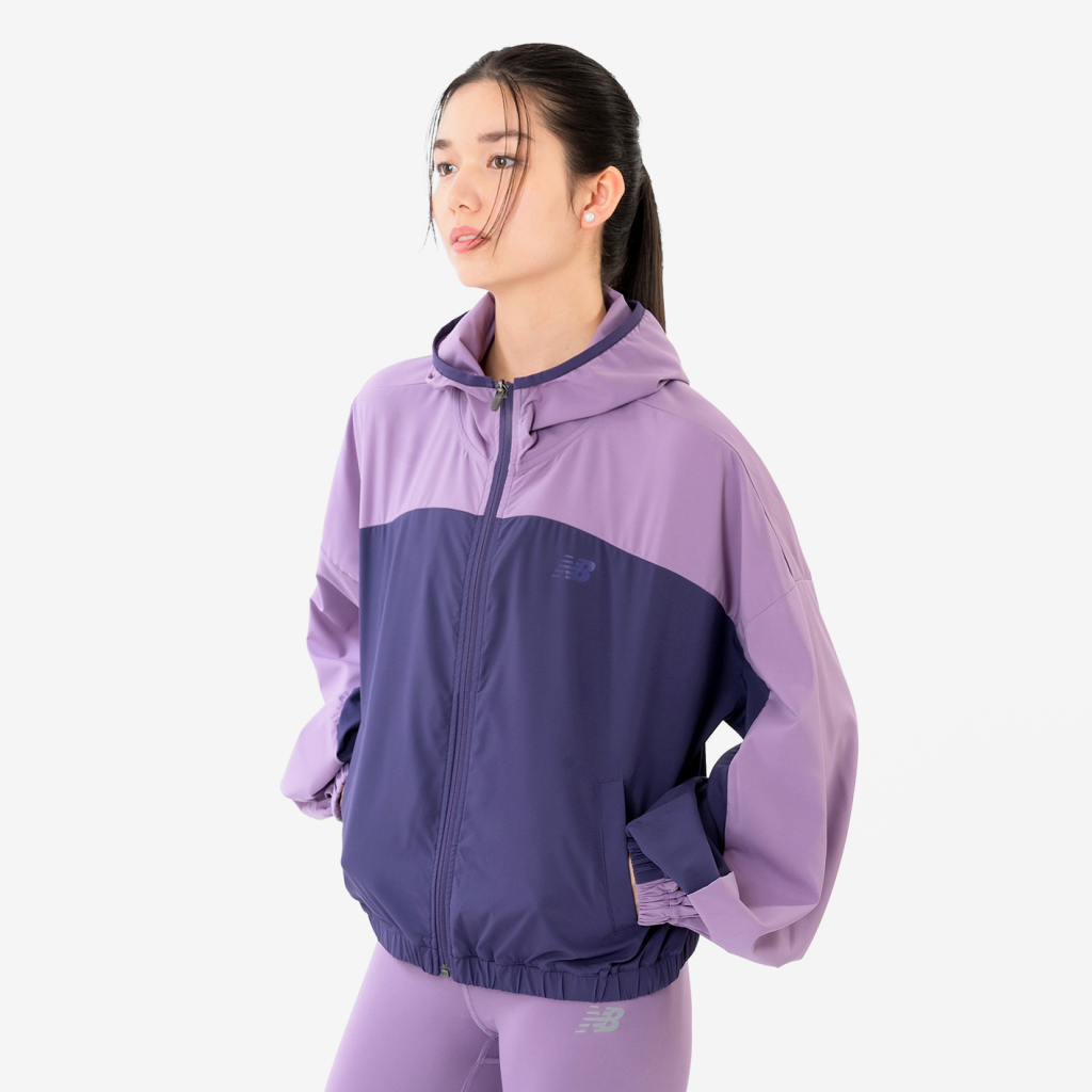 New Balance W Sport Woven Jacket in VIOLETT