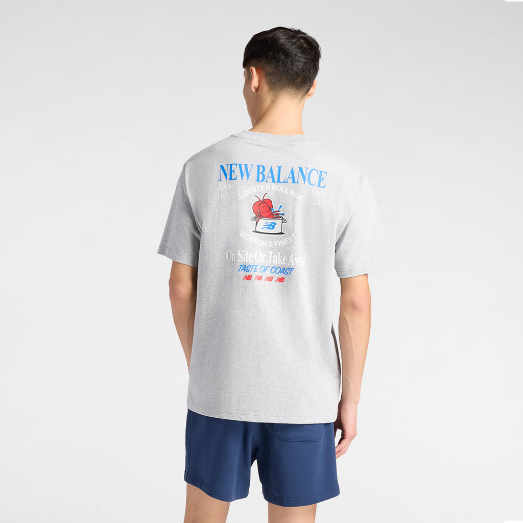 New Balance Lobster Roll T-Shirt in GRAU