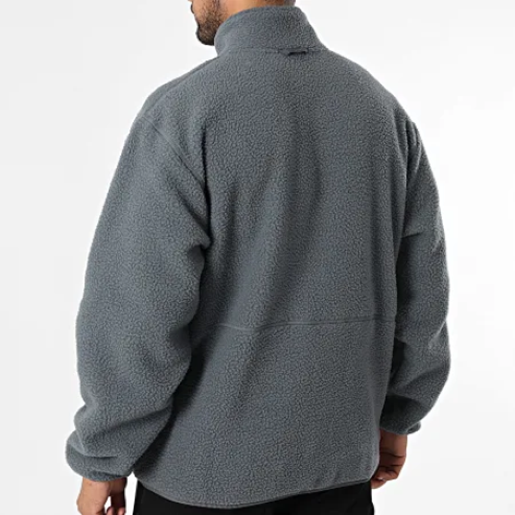 New Balance High Pile Jacket in GRAU