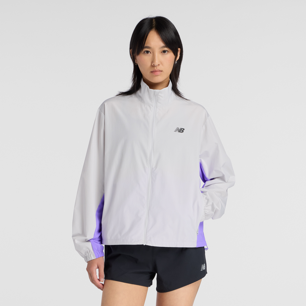 New Balance W Fast Days Jacket in GRAU