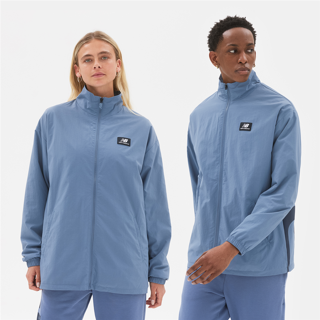 New Balance NB Athletics Unisex Out of Bounds Jacket in BLAU