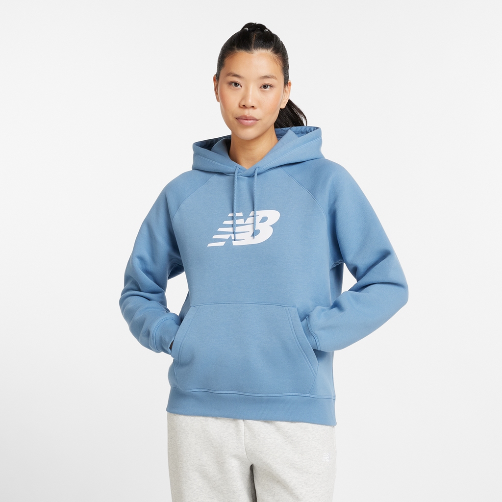 W Sport Fleece Logo Hoodie heron blue Hauptbild_brandshop