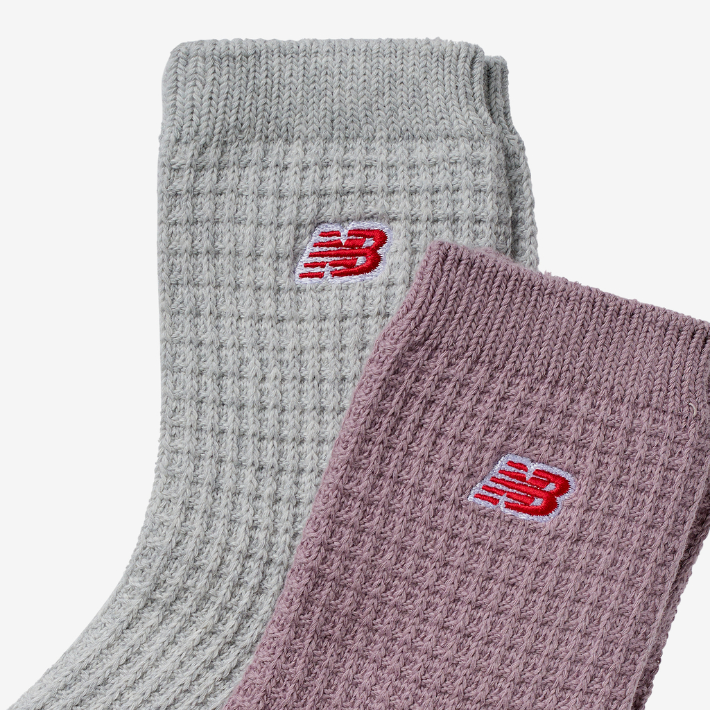 Waffle Knit Ankle Socks 2 Pack assorted 5 colors detail_bild2_brandshop