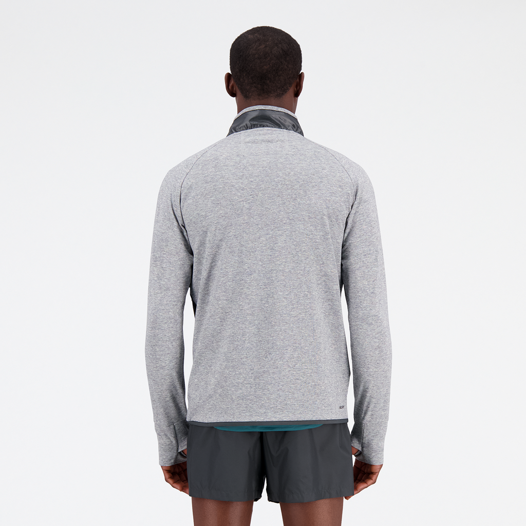 Impact Run AT Spinnex 1/2 Zip spinnex grey model_bild_back_brandshop