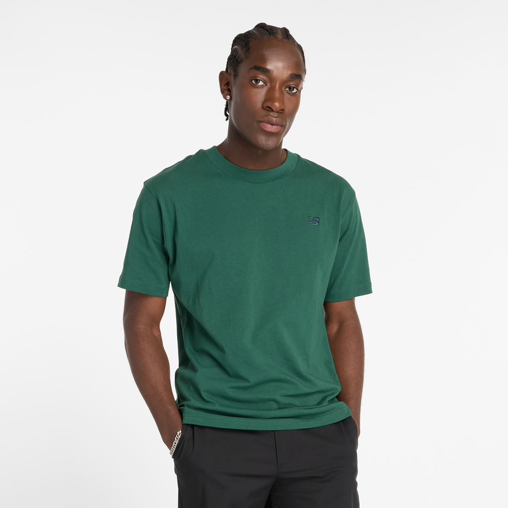 NB Athletics Cotton T-Shirt nightwatch green Hauptbild_brandshop