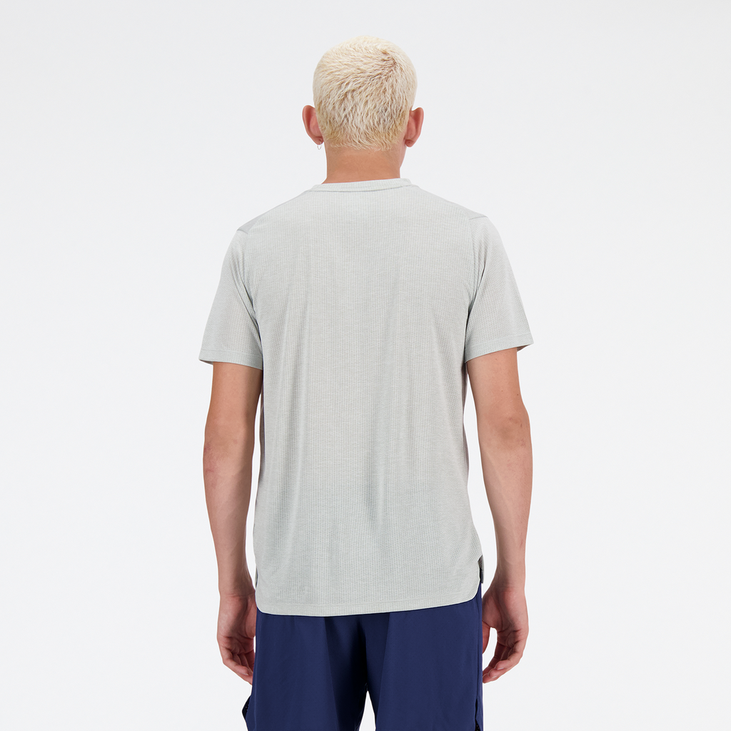 New Balance NB Athletics Run T-Shirt in GRAU