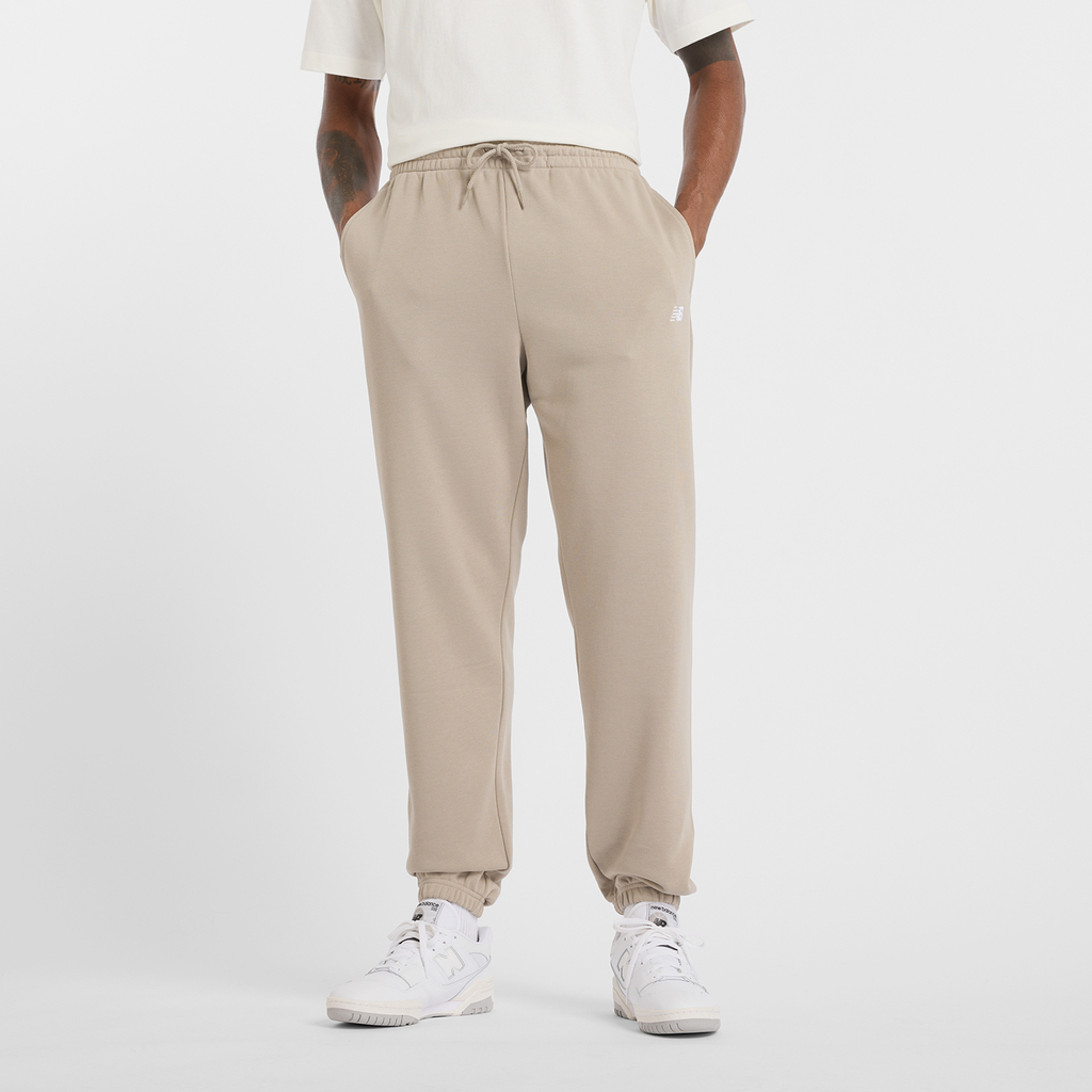 New Balance Sport Essentials French Terry Jogger in BEIGE