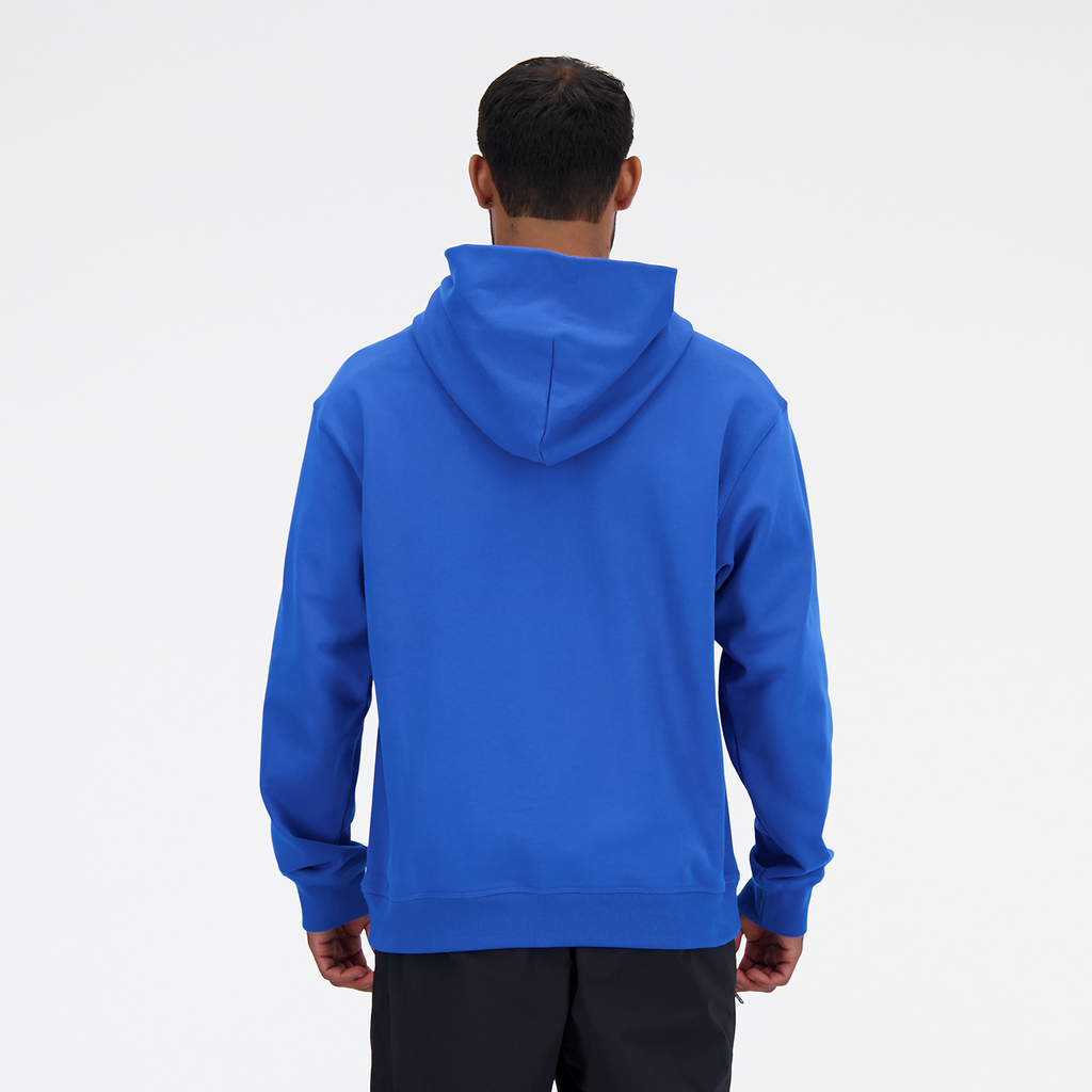 NB Athletics French Terry Hoodie blue oasis model_bild_back_brandshop