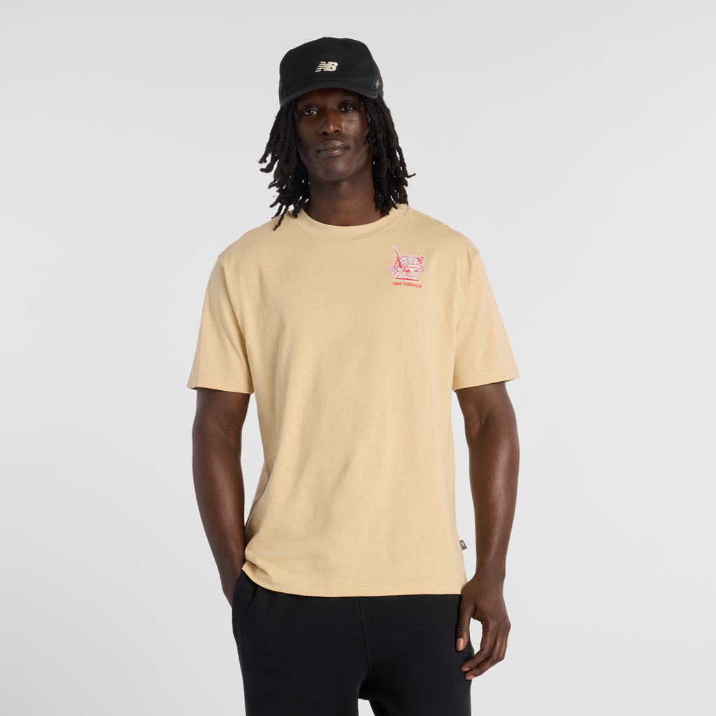 New Balance Ramen T-Shirt in BRAUN