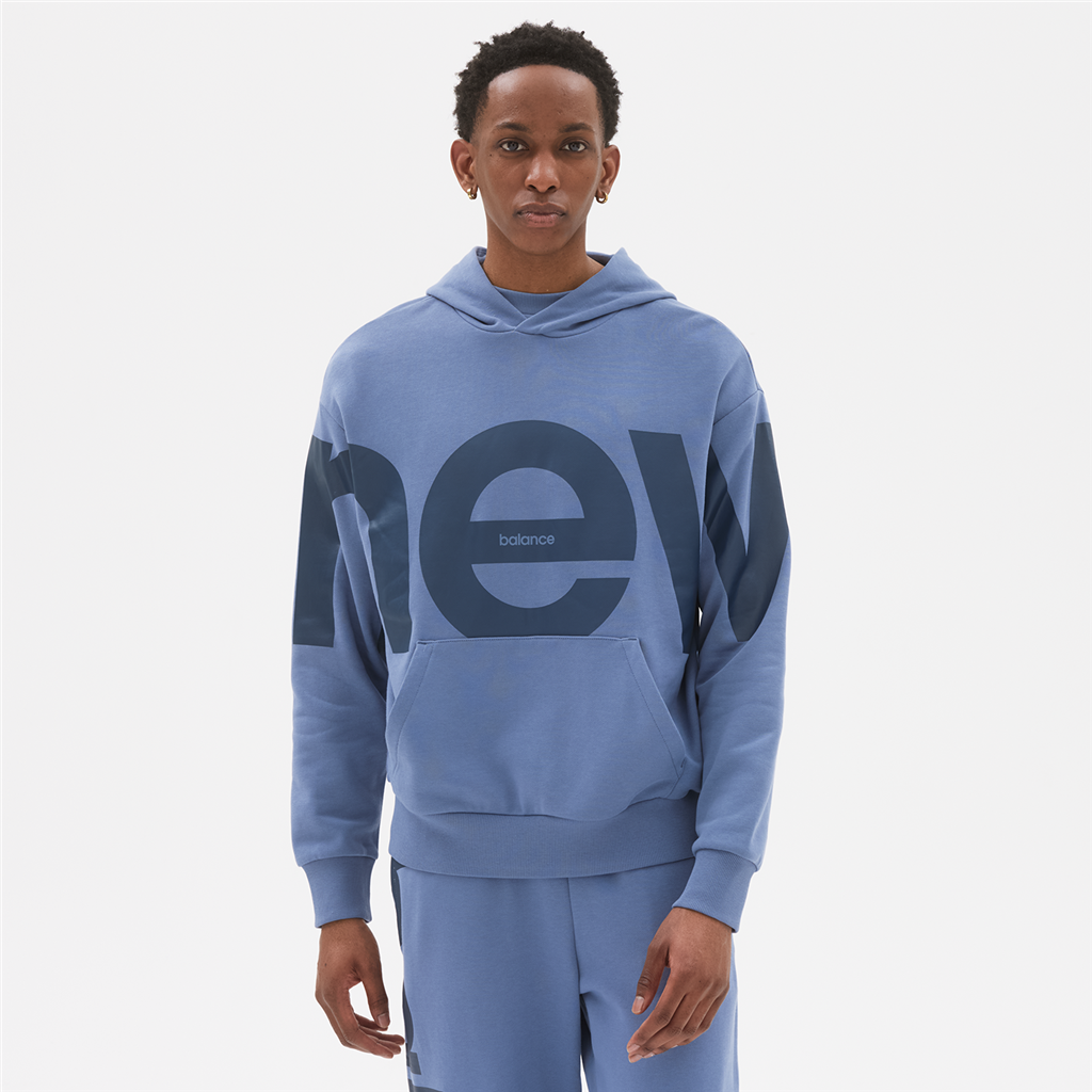 New Balance NB Athletics Unisex Out of Bounds Hoodie in BLAU