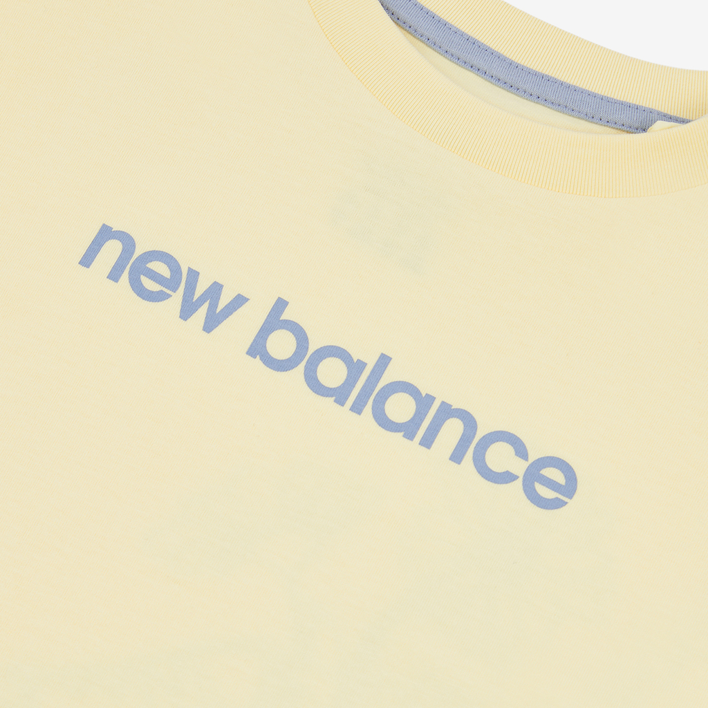 New Balance G NB FLORAL SNEAKER BACK GRAPHICS TEE in GELB