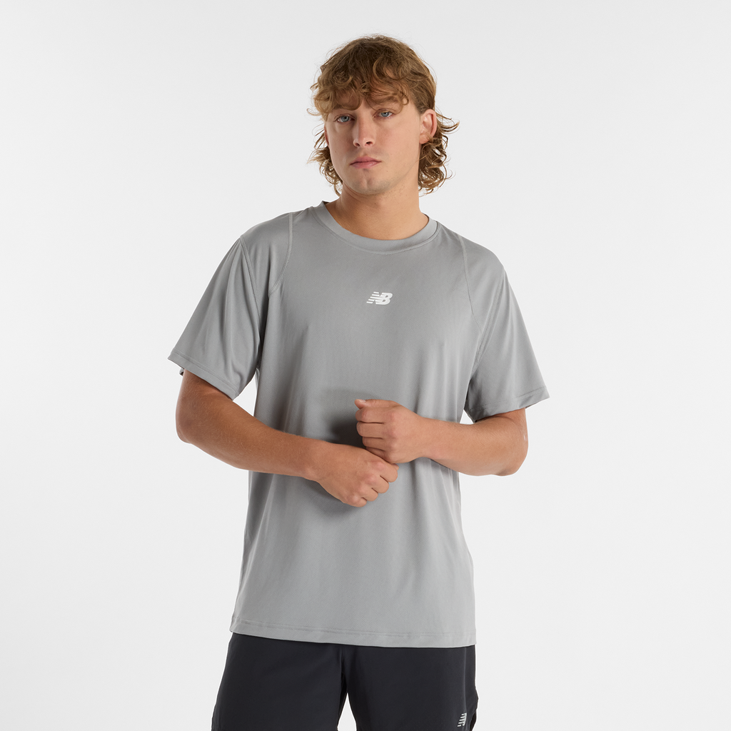 New Balance Jacquard T-Shirt in GRAU