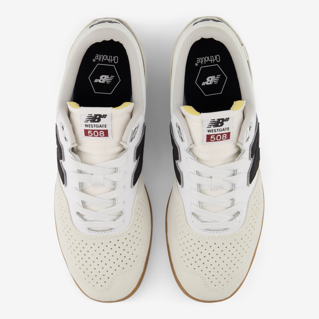 New Balance M Numeric 508 Brandon Westgate Skateboardschuhe in WEISS