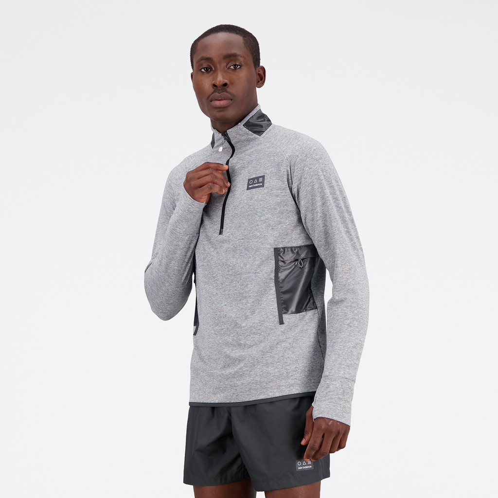 Impact Run AT Spinnex 1/2 Zip spinnex grey model_bild_brandshop