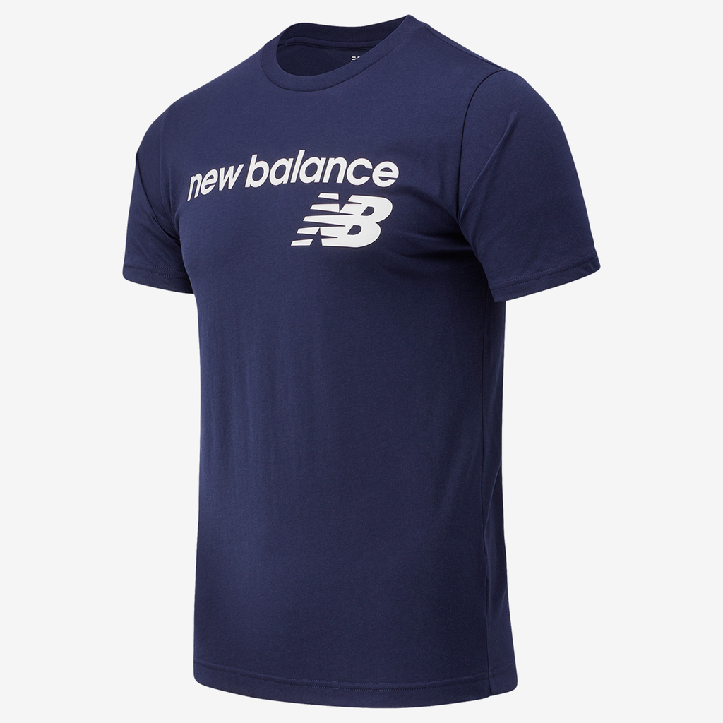 New Balance NB Classic Core Logo Tee in BLAU