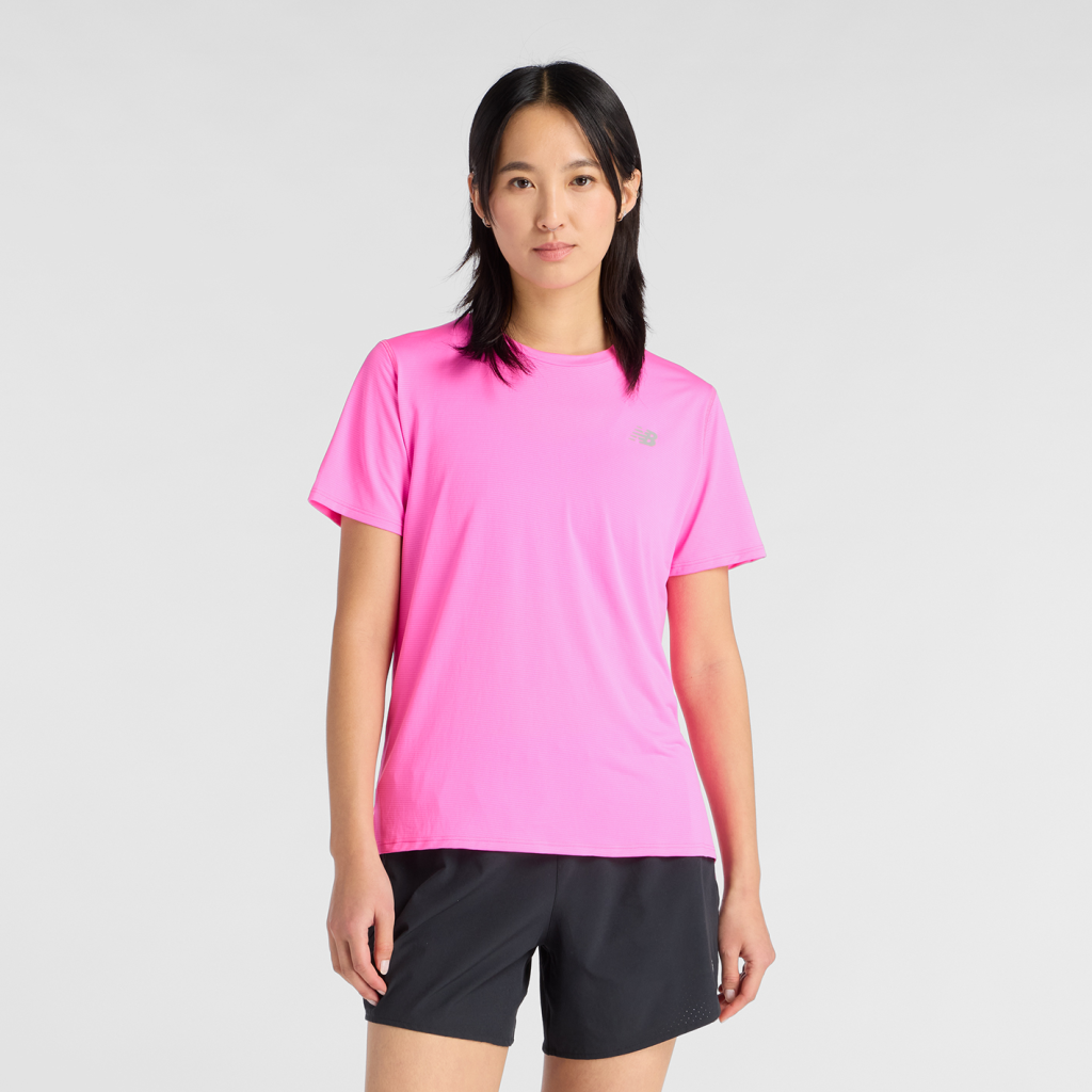 New Balance W New Balance Short Sleeve in PINK