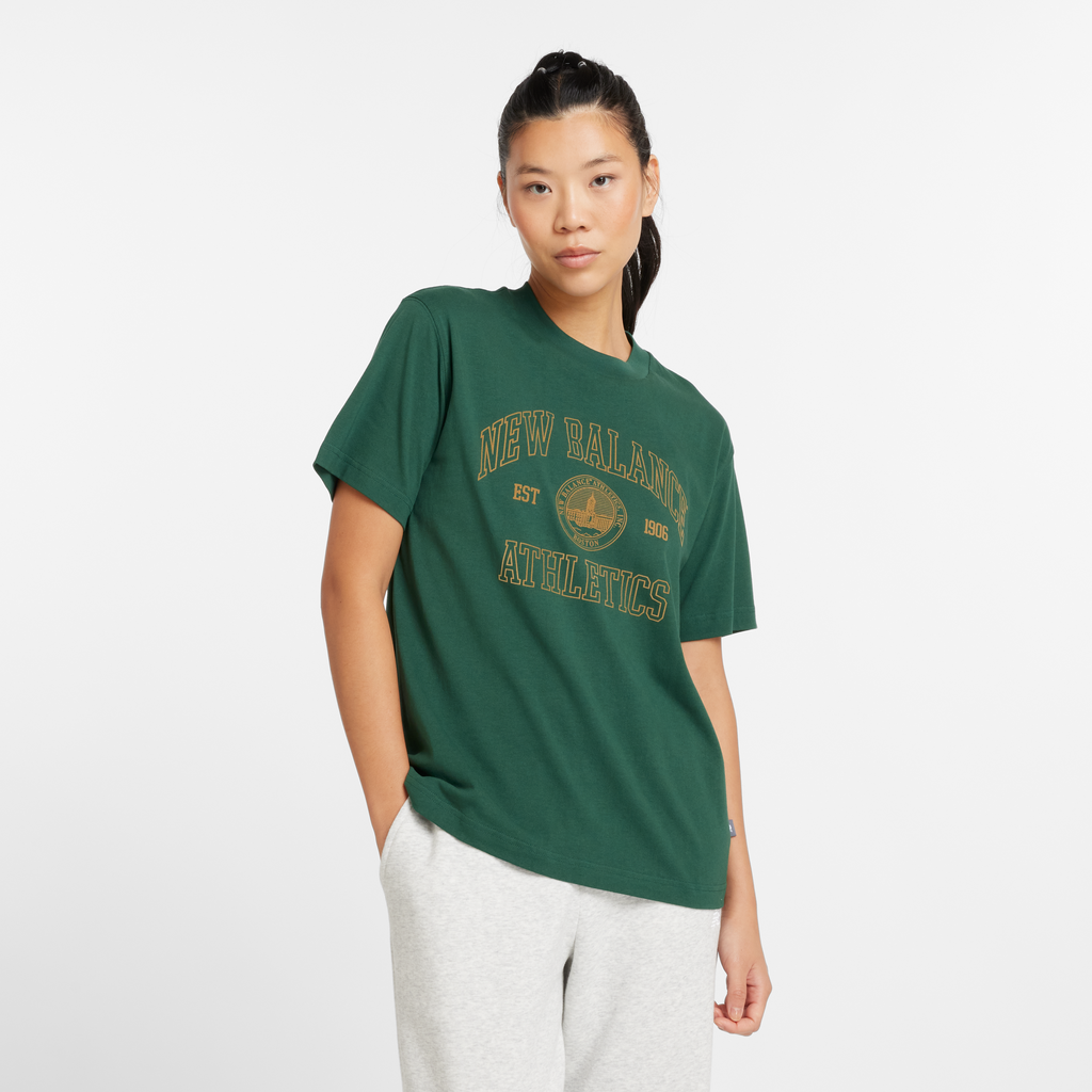 W Athletics Oversized Crest T-Shirt nightwatch green Hauptbild_brandshop