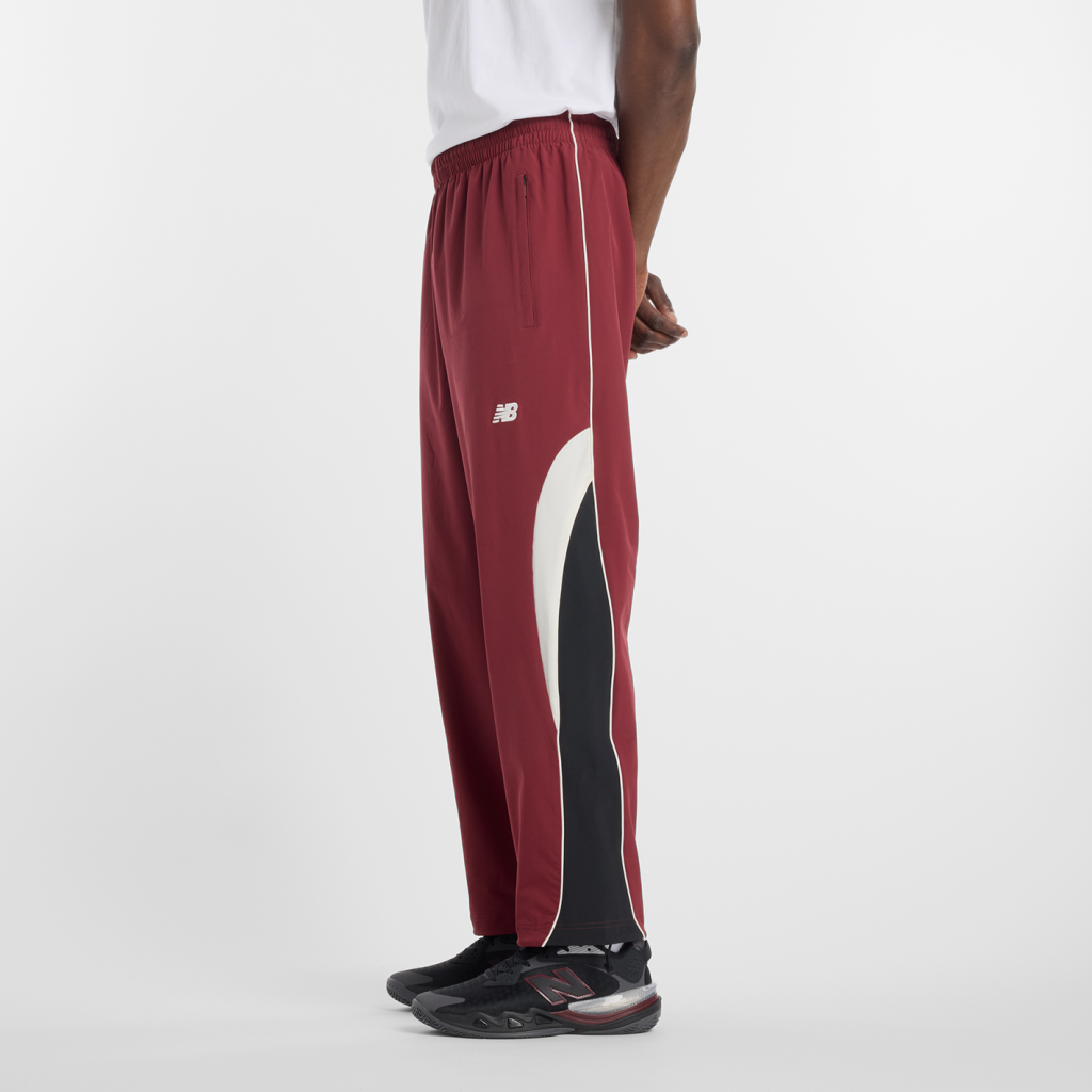 New Balance In Game Woven Track Pant in ROT