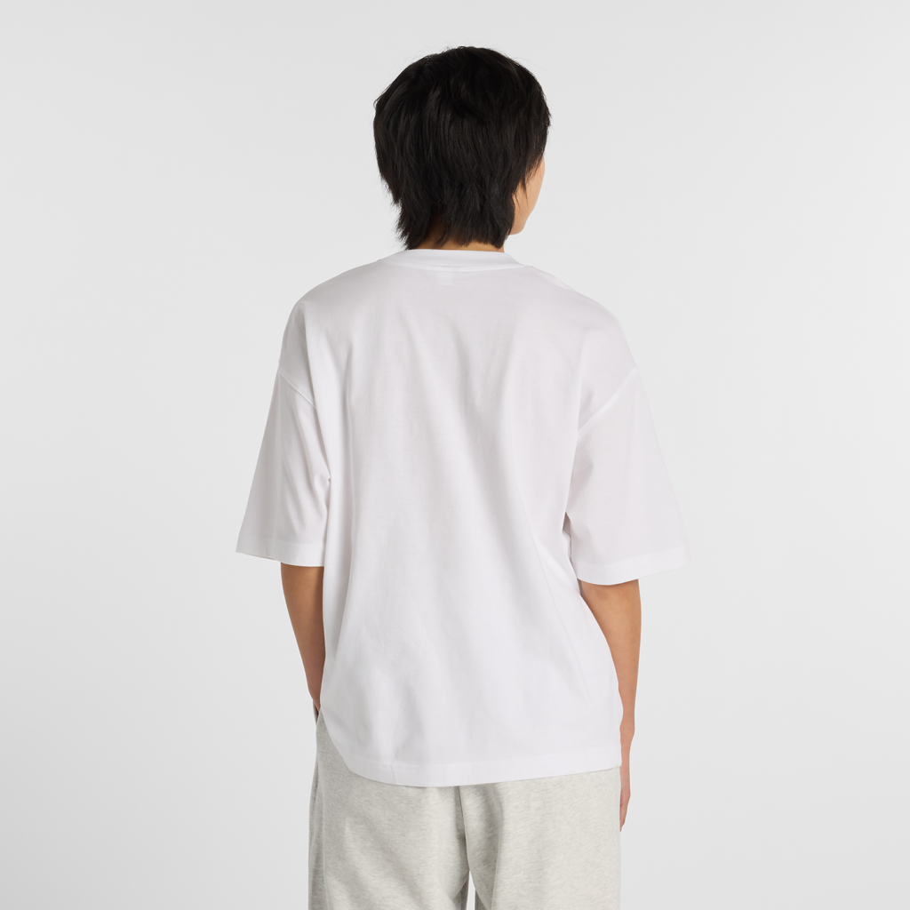 New Balance W Wavey Relaxed T-Shirt in WEISS