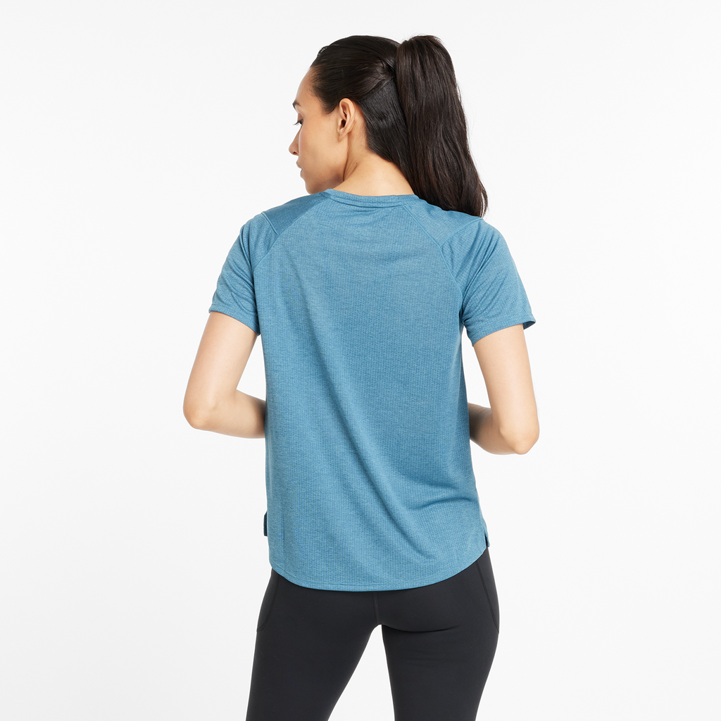 W NB Athletics Short Sleeve terrarium heather model_bild_back_brandshop