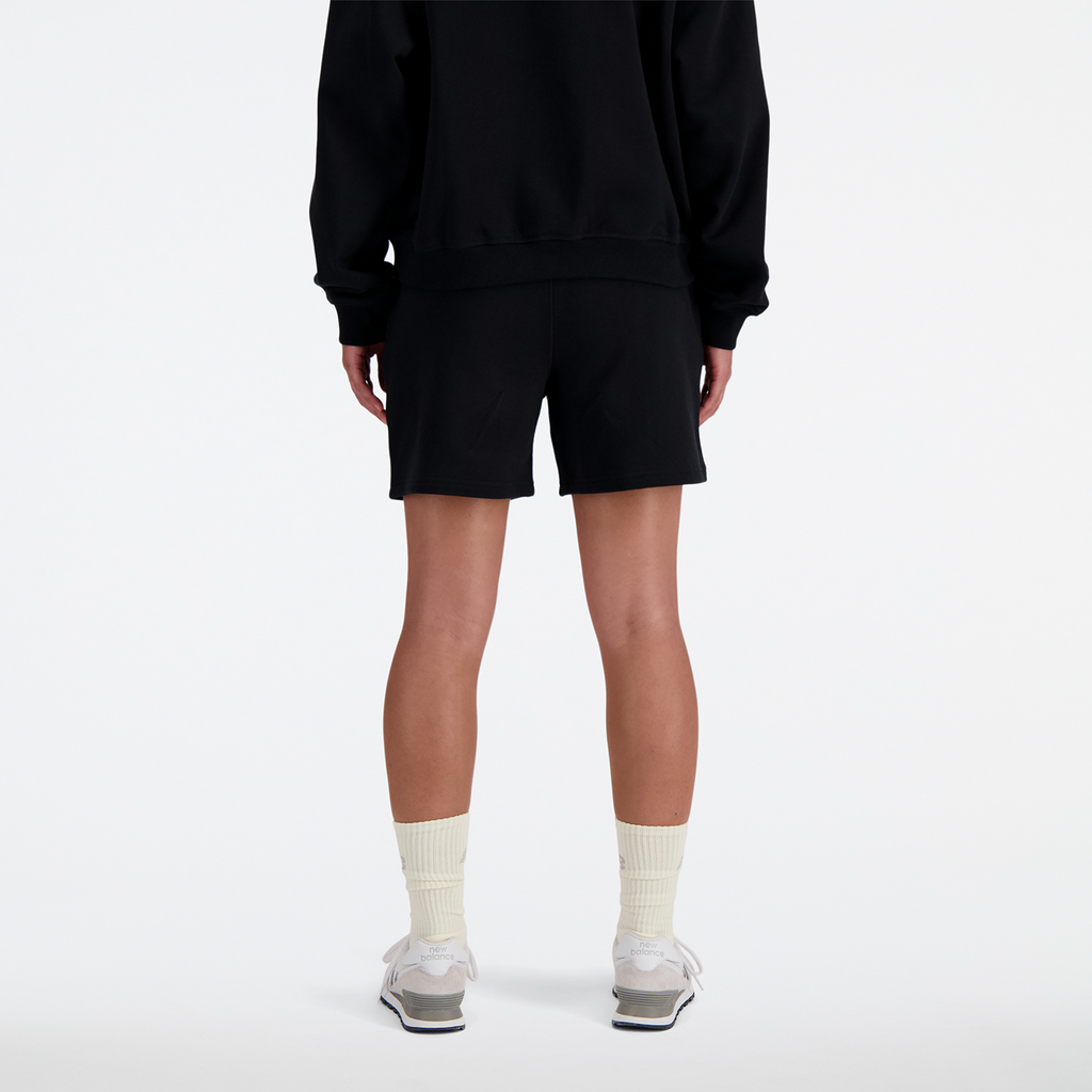 W NB Athletics French Terry Short black model_bild_back_brandshop