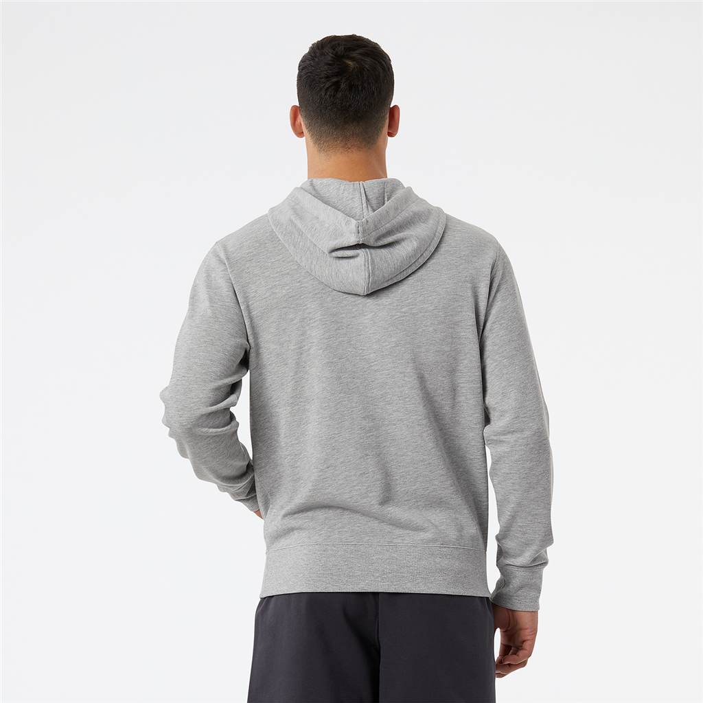 NB Classic Hoodie athletic grey model_bild_back_brandshop