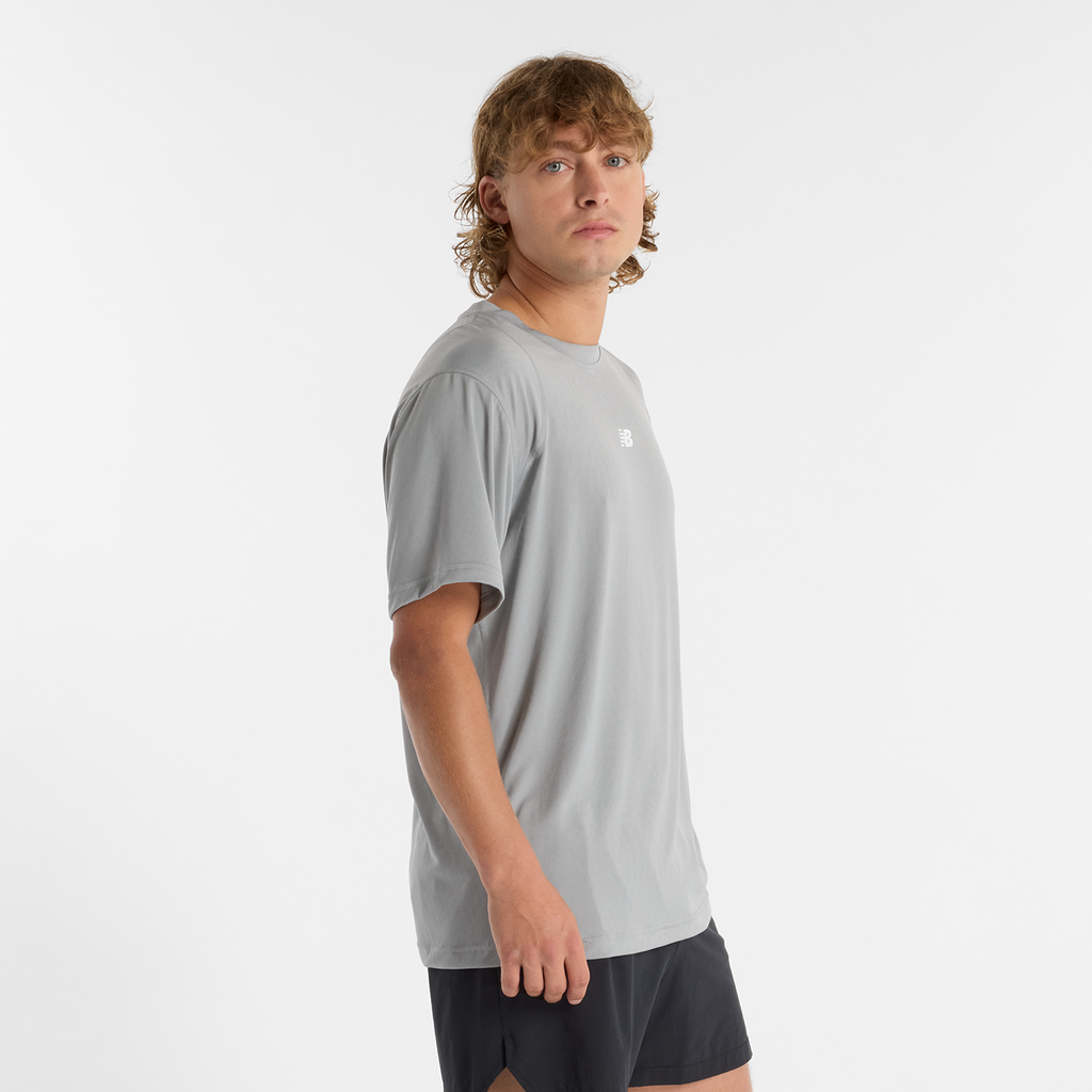 New Balance Jacquard T-Shirt in GRAU