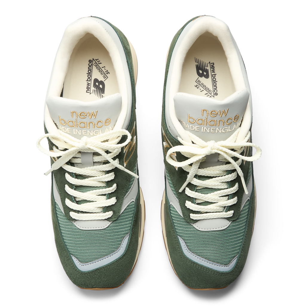 New Balance M 1500 Made in UK Vintage Sports Freizeitschuhe in GRÜN