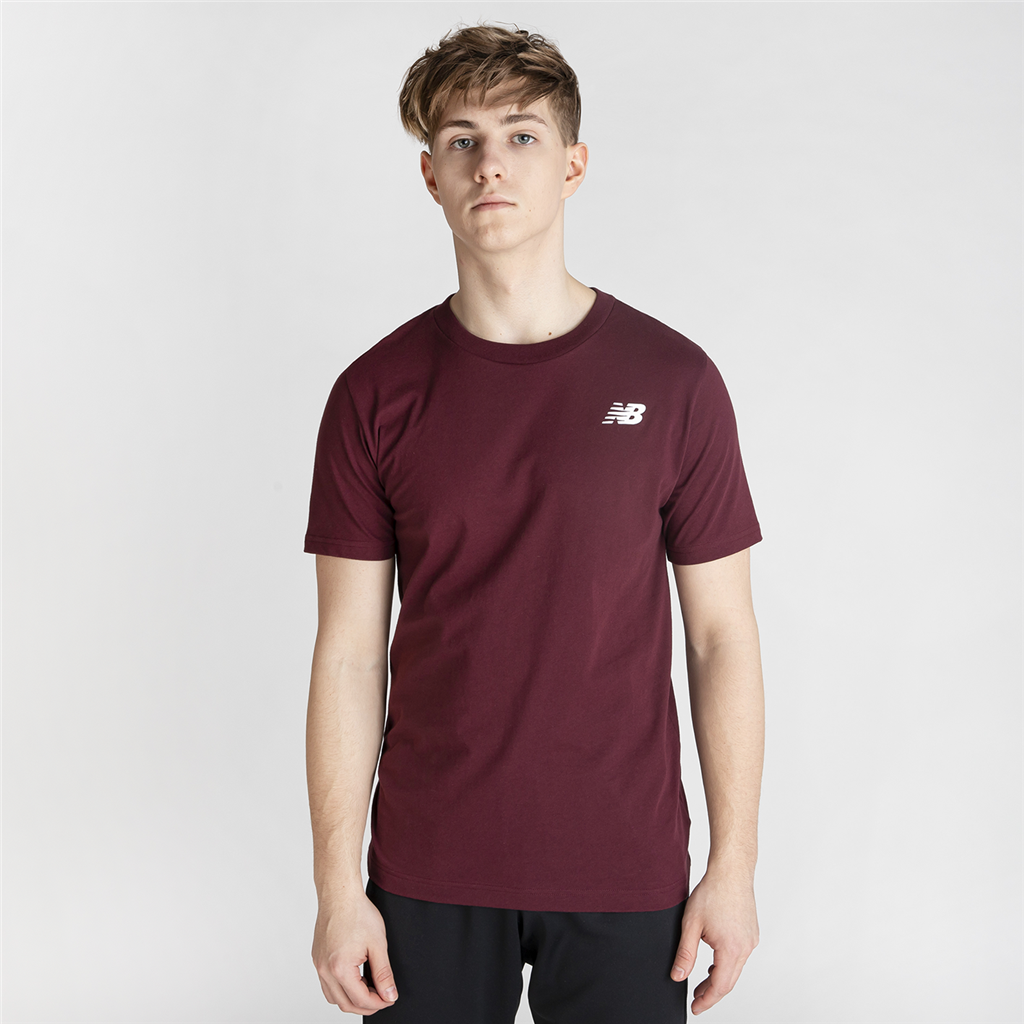 NB Classic Arch Tee burgundy Hauptbild_brandshop