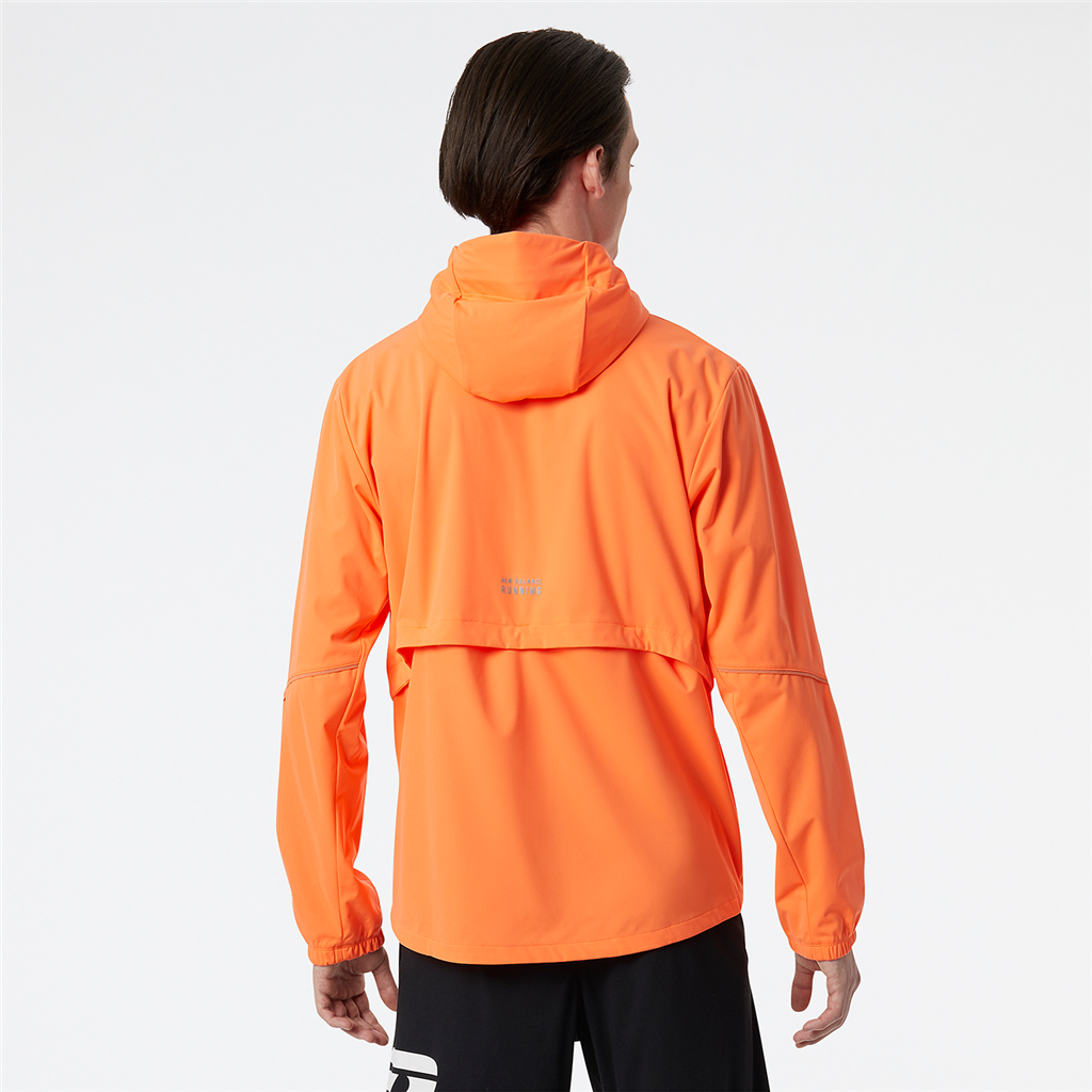 Impact Run Water Defy Jacket vibrant orange model_bild_back_brandshop