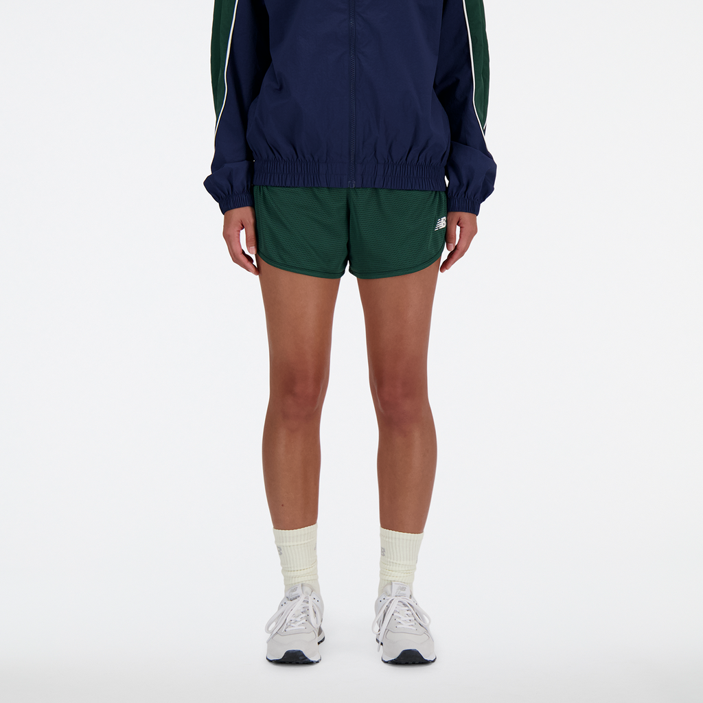 W NB Athletics Mesh Short nightwatch green Hauptbild_brandshop