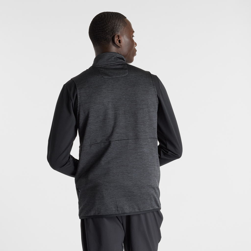 New Balance Heat Grid Vest in SCHWARZ