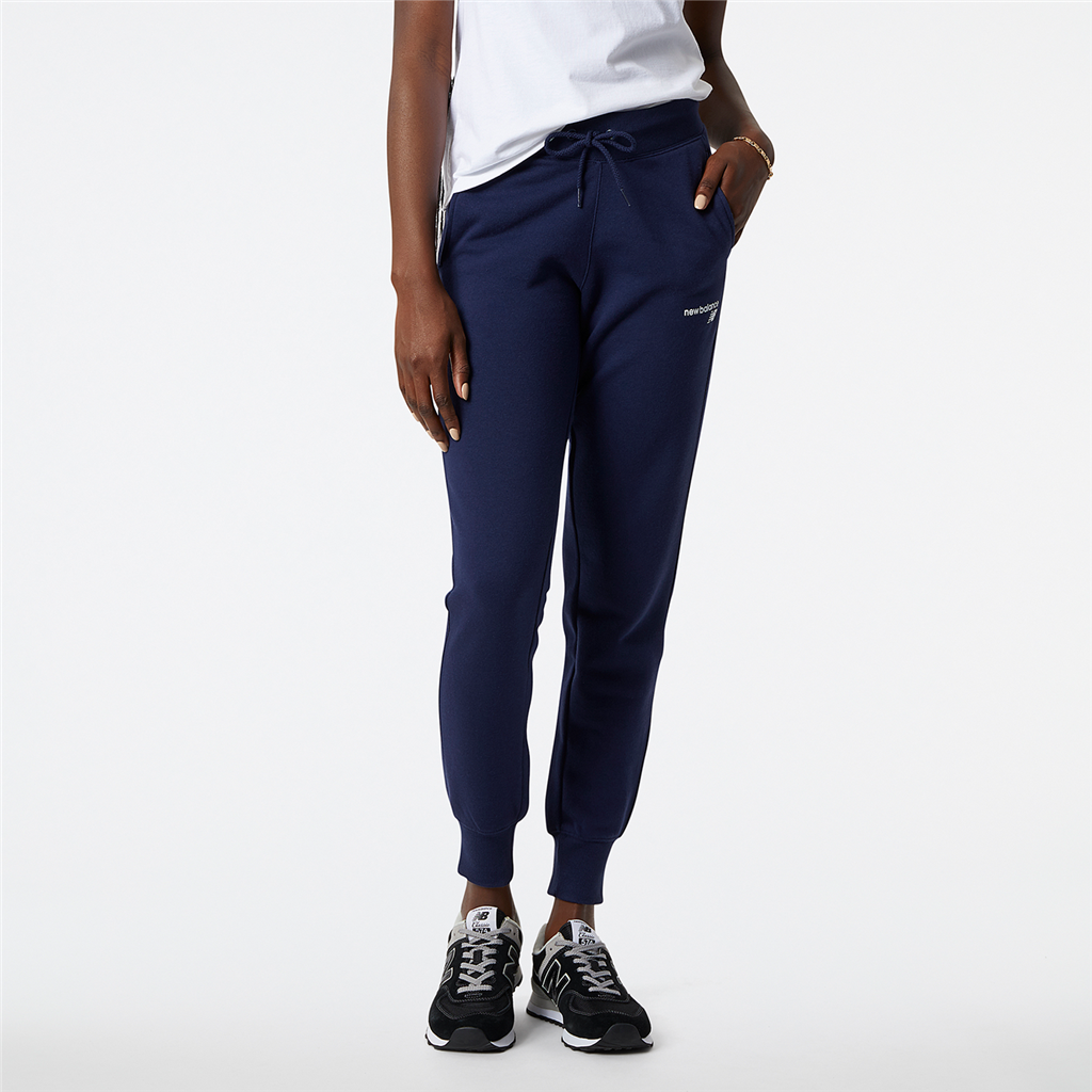 New Balance W NB Classic Core Fleece Pant in BLAU