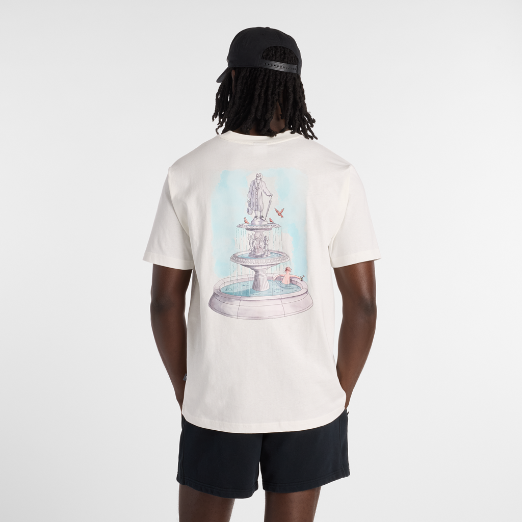 New Balance Fountain T-Shirt in WEISS