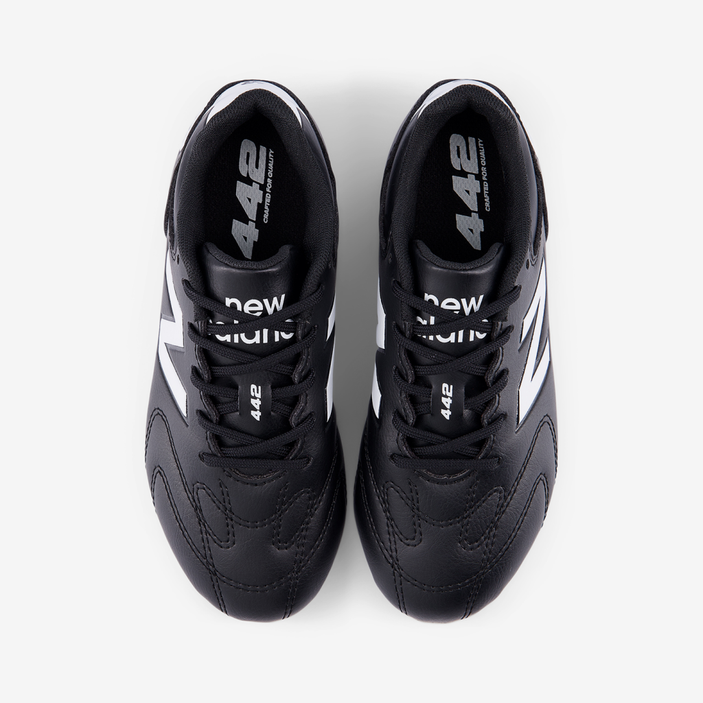 New Balance Y 442 Team Jnr FG v3 Nockenschuhe in SCHWARZ