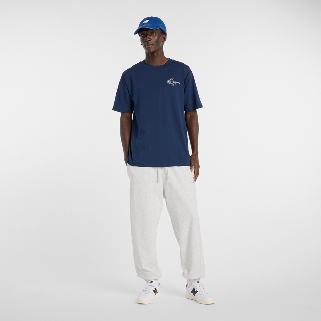 New Balance Fountain T-Shirt in BLAU
