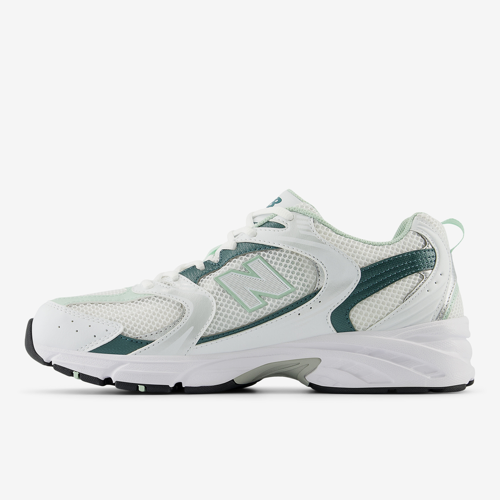 U 530 Essentials Freizeitschuhe white/green medial_bild_brandshop