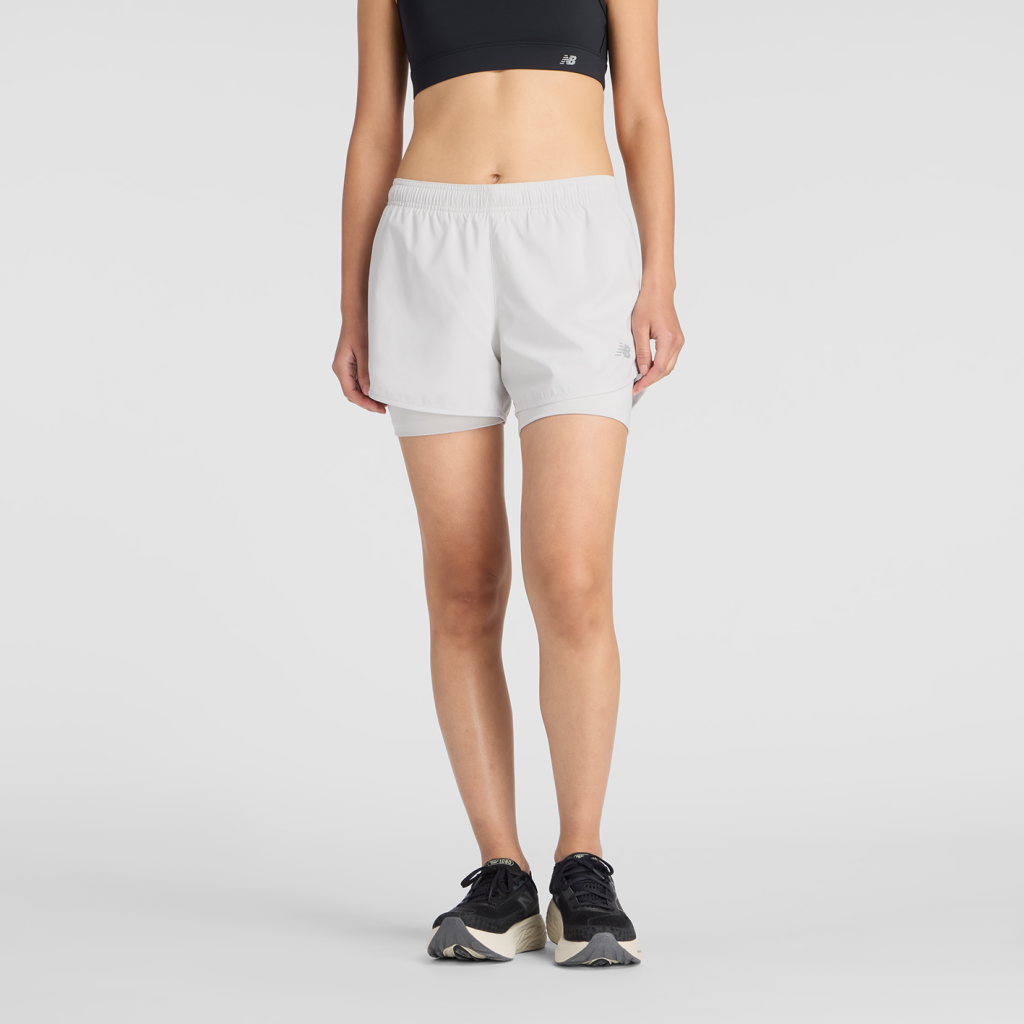 New Balance W Sport Essentials 2 In 1 Short 3 Inch in GRAU