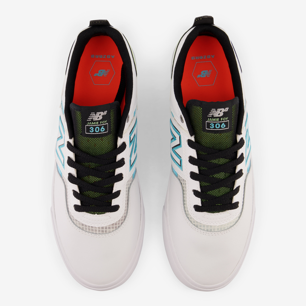 U 306 Jamie Foy Skateboardschuhe white/blue schuh_bild_oben_brandshop