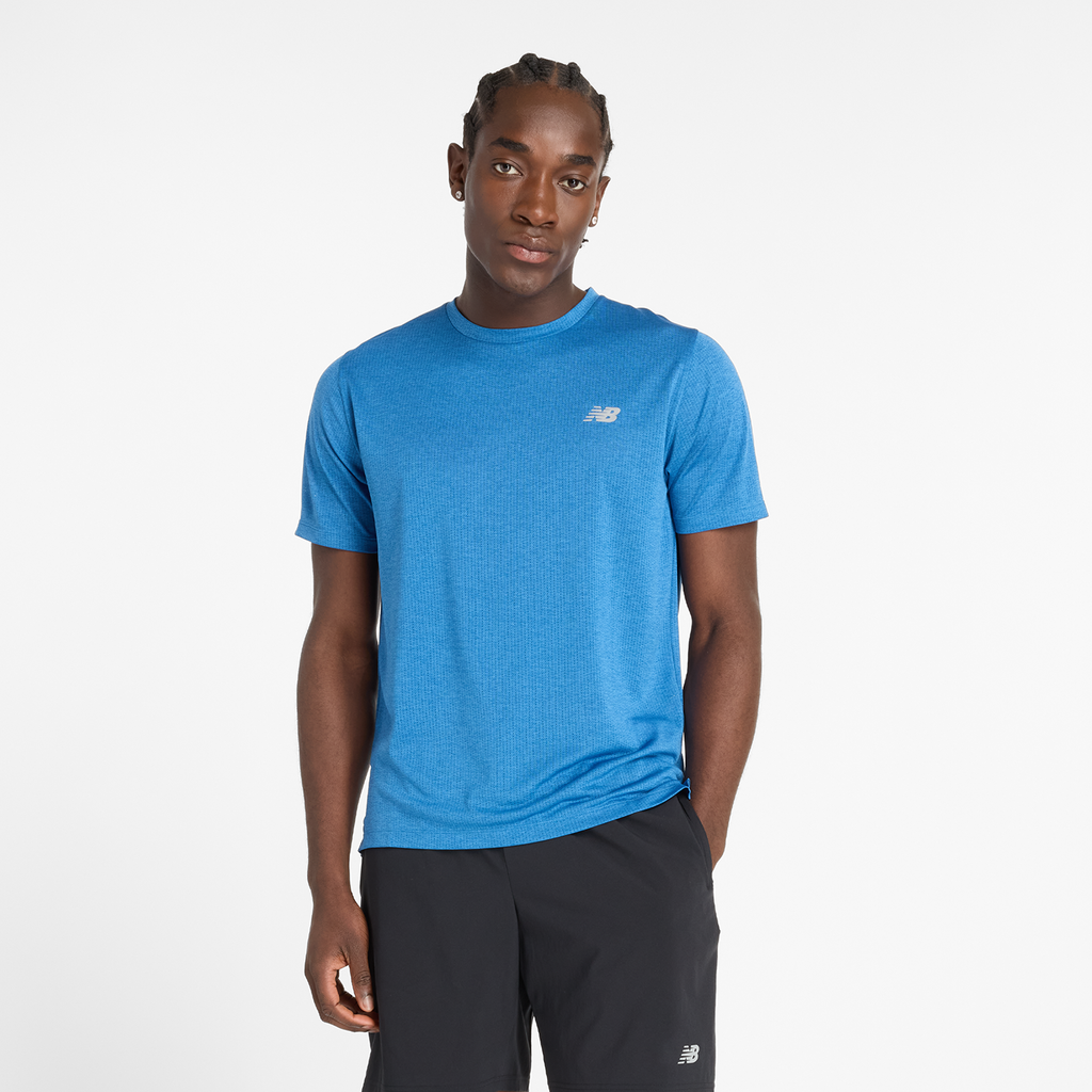 NB Athletics Run T-Shirt blue agate Hauptbild_brandshop