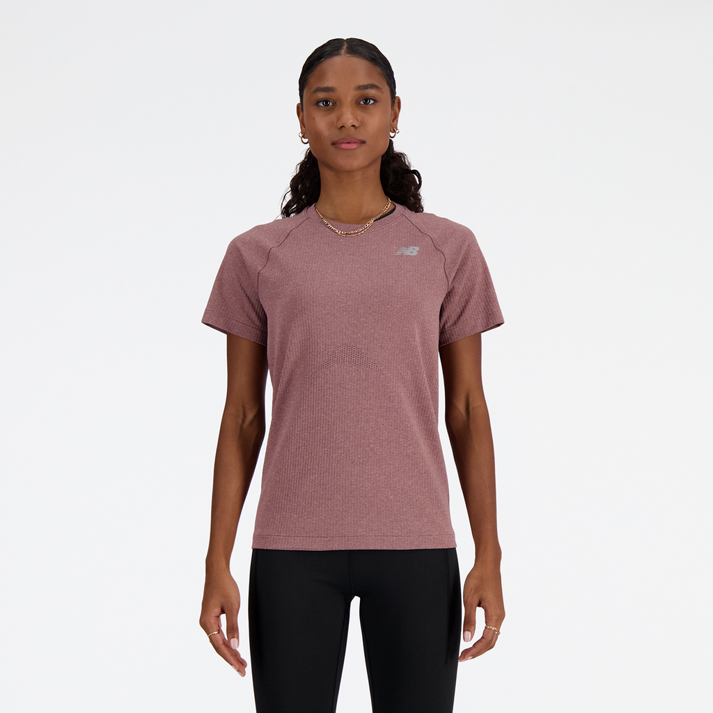 W Seamless T-Shirt licorice heather Hauptbild_brandshop