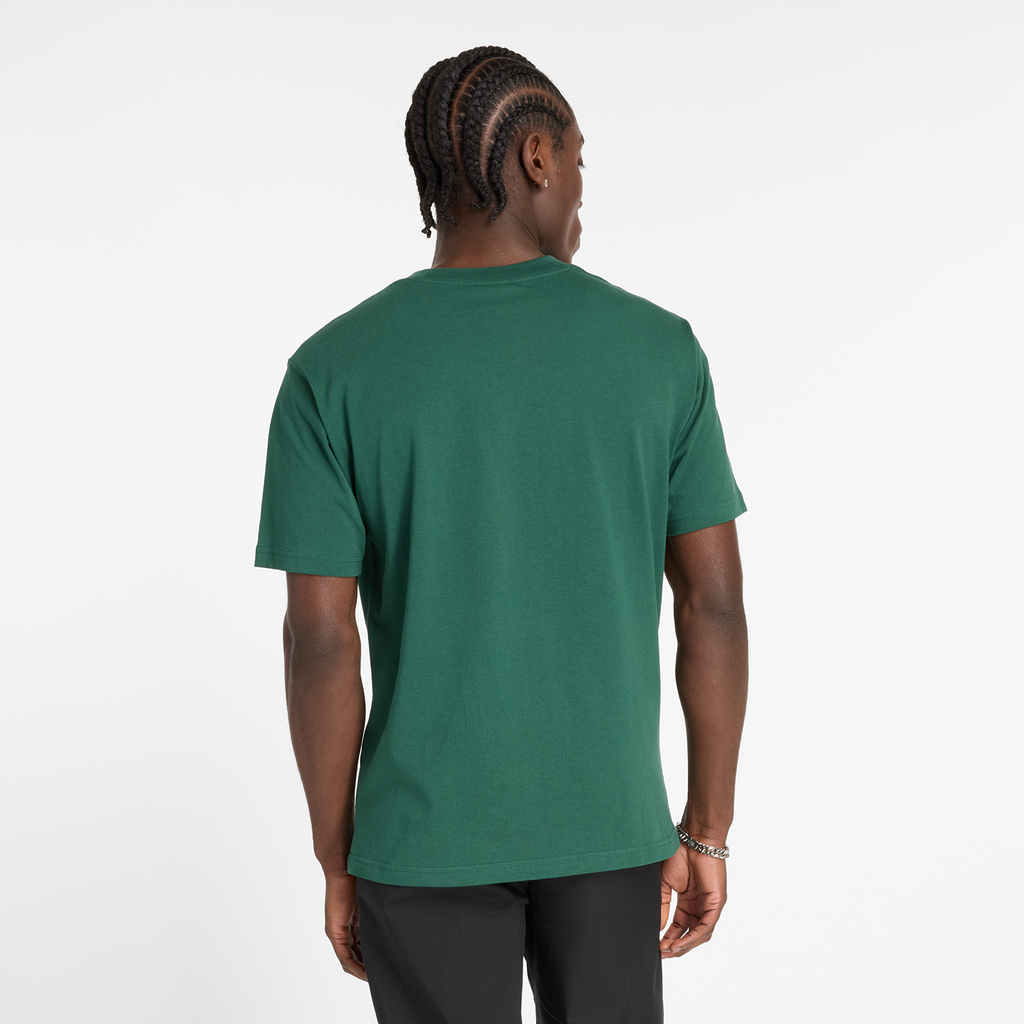 NB Athletics Cotton T-Shirt nightwatch green model_bild_back_brandshop