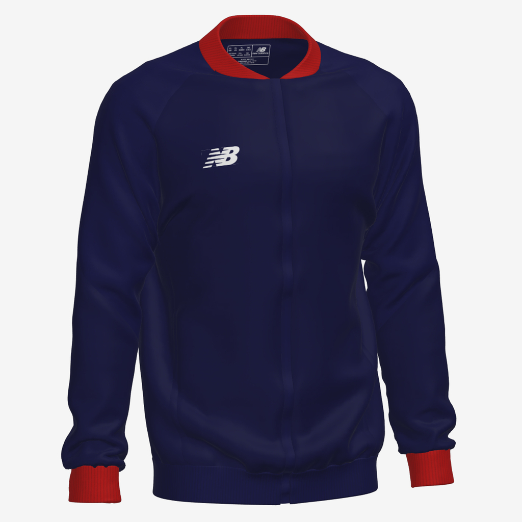 W TW Training Jacket - Knitted navy detail_bild2_brandshop