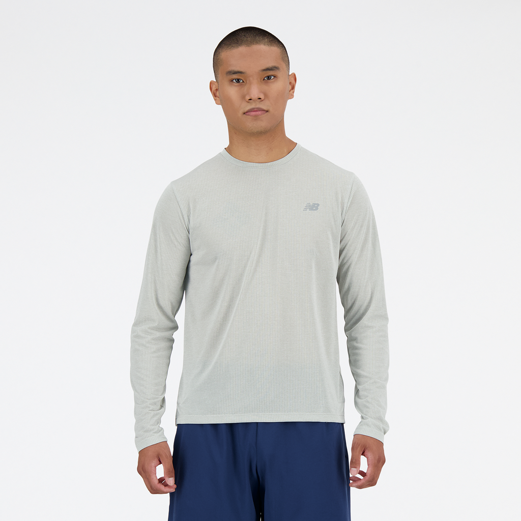 NB Athletics Run Long Sleeve T-Shirt athletic grey Hauptbild_brandshop