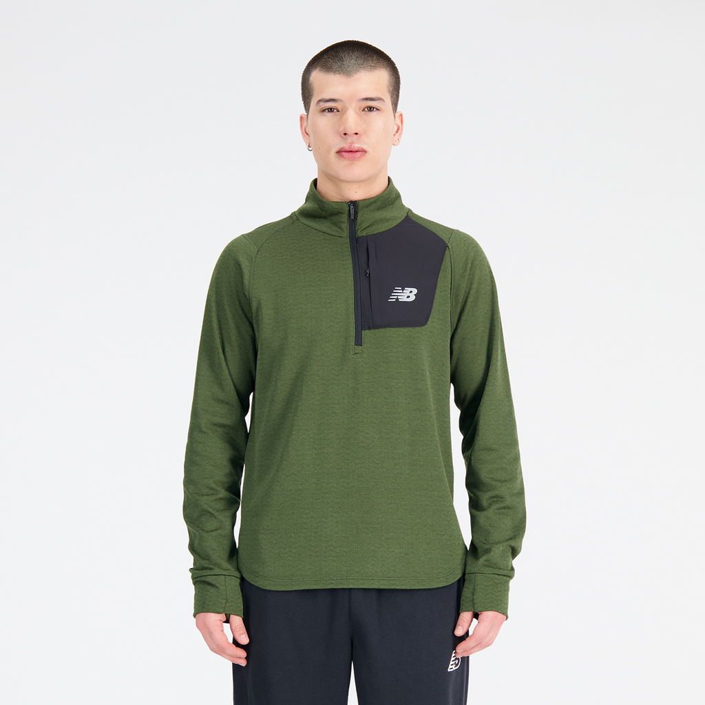 NB Heat Grid Half Zip kombu heather Hauptbild_brandshop