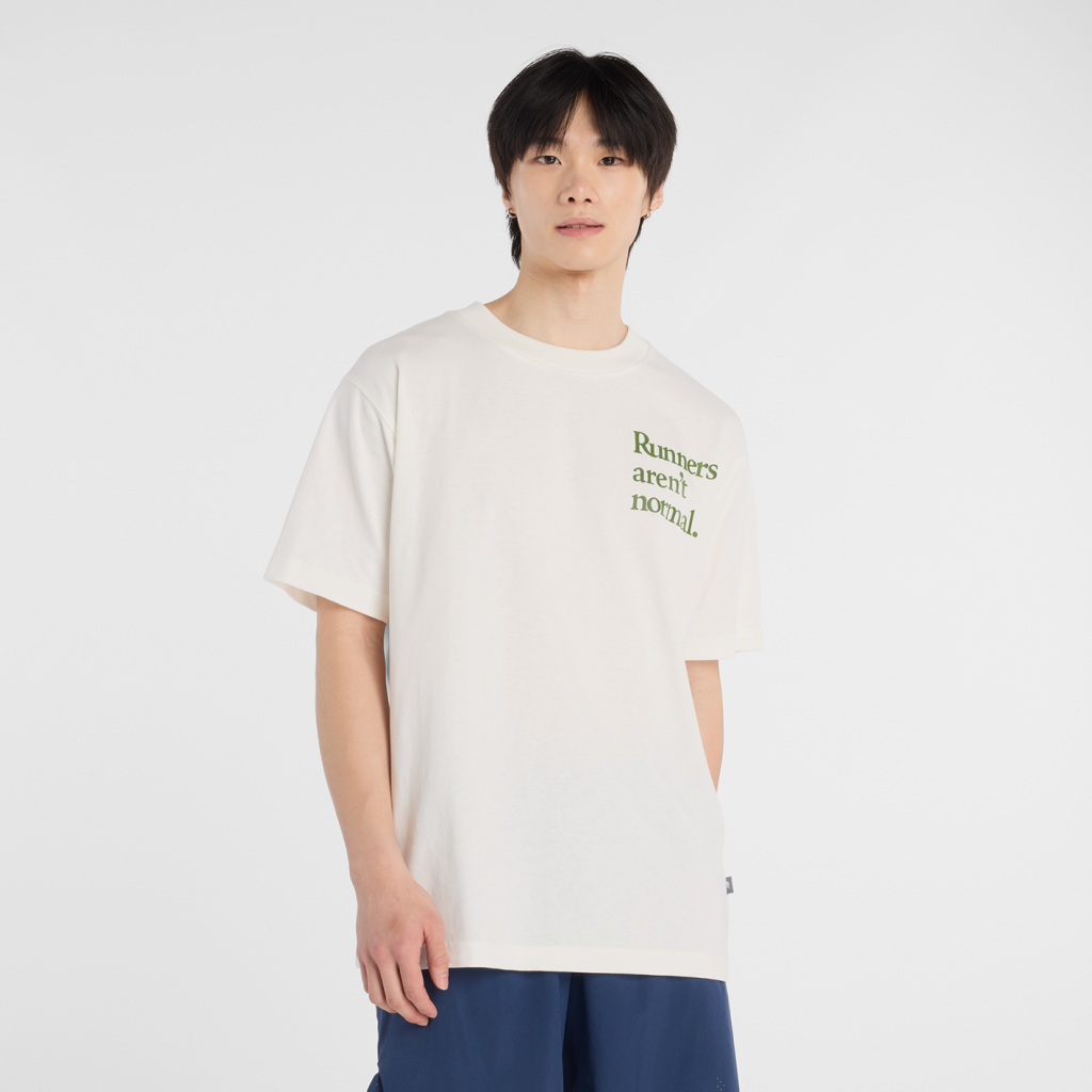 New Balance Runners Arent Normal T-Shirt in WEISS