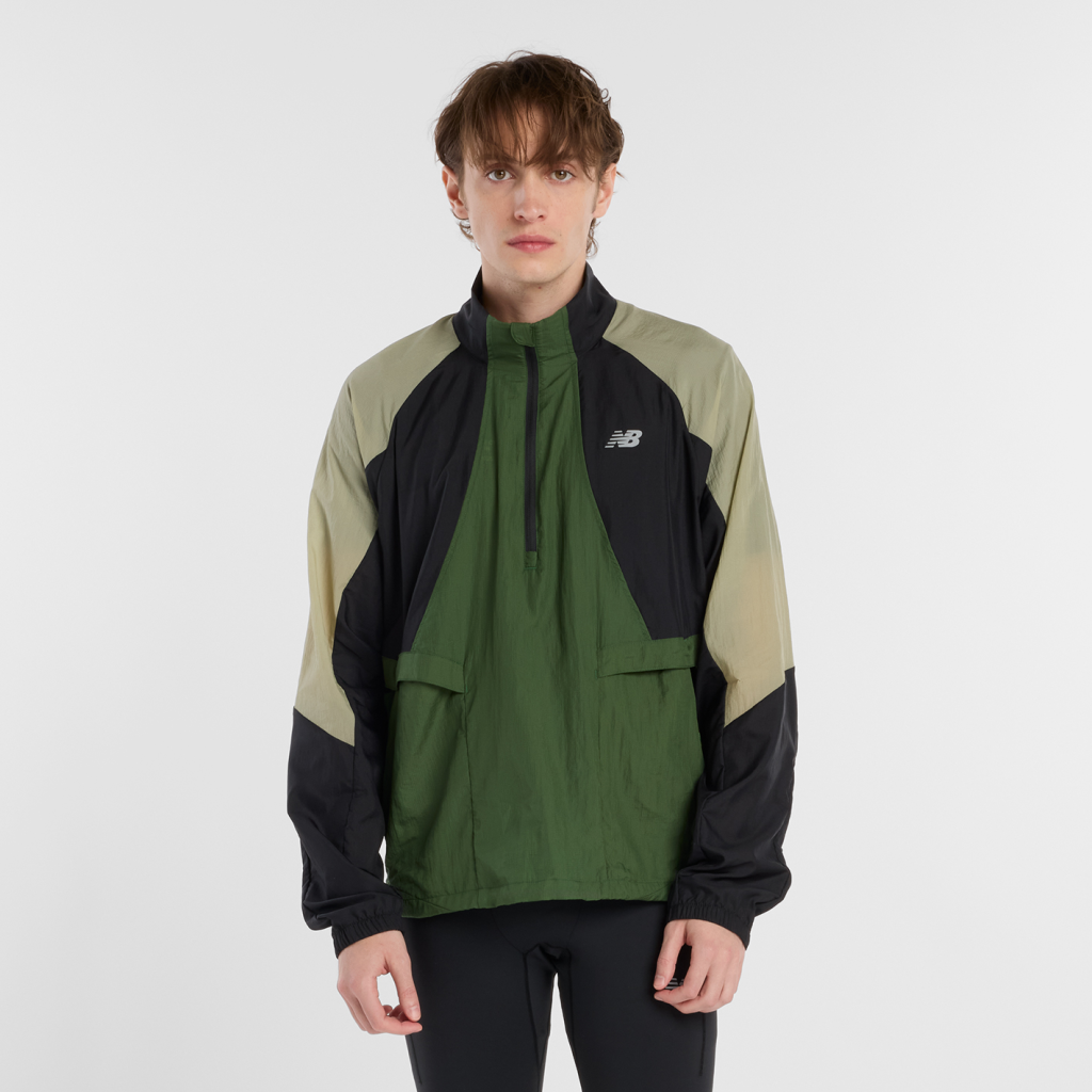 New Balance Better Run Water Resistant Jacket in GRÜN