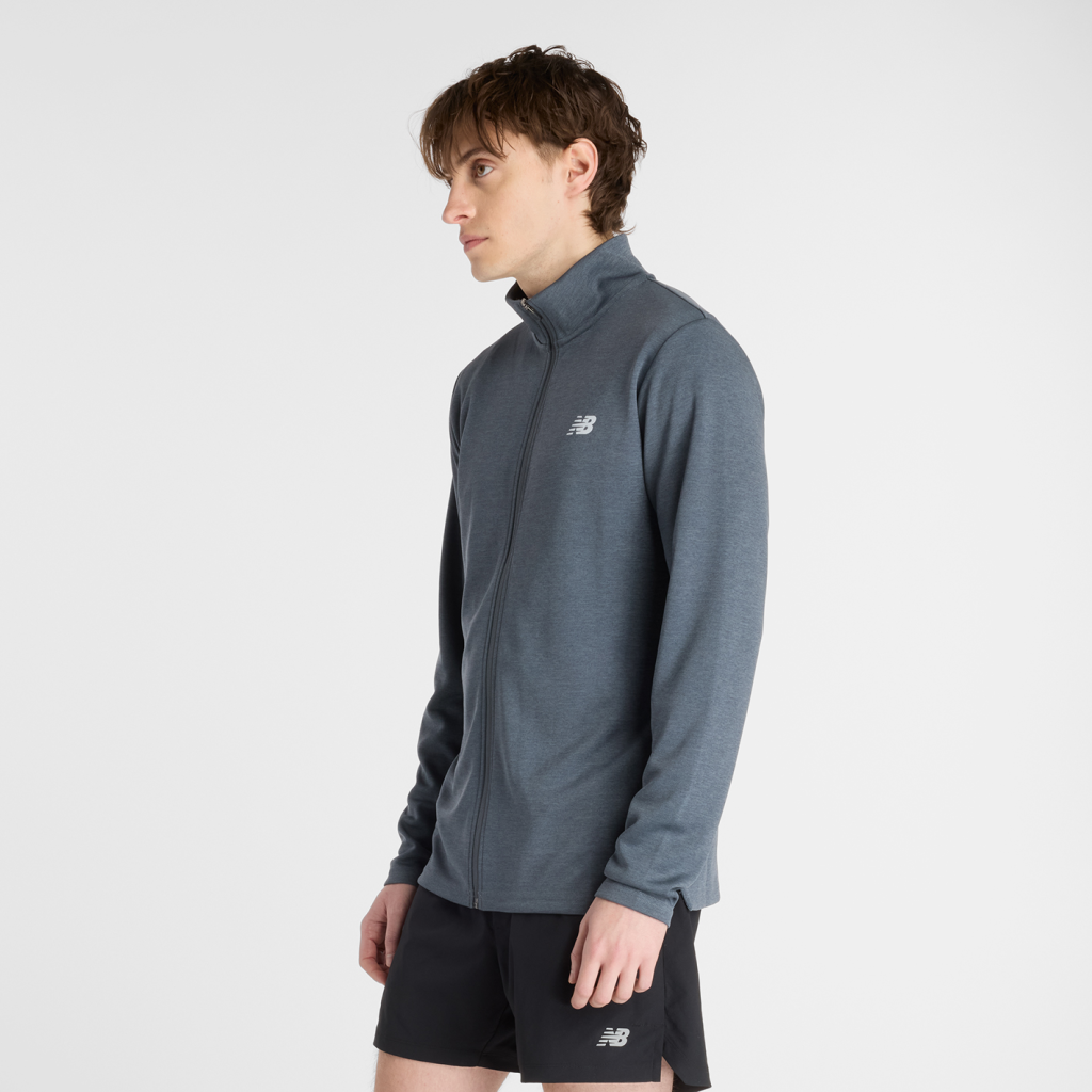 New Balance Sport Knit Jacket in GRAU